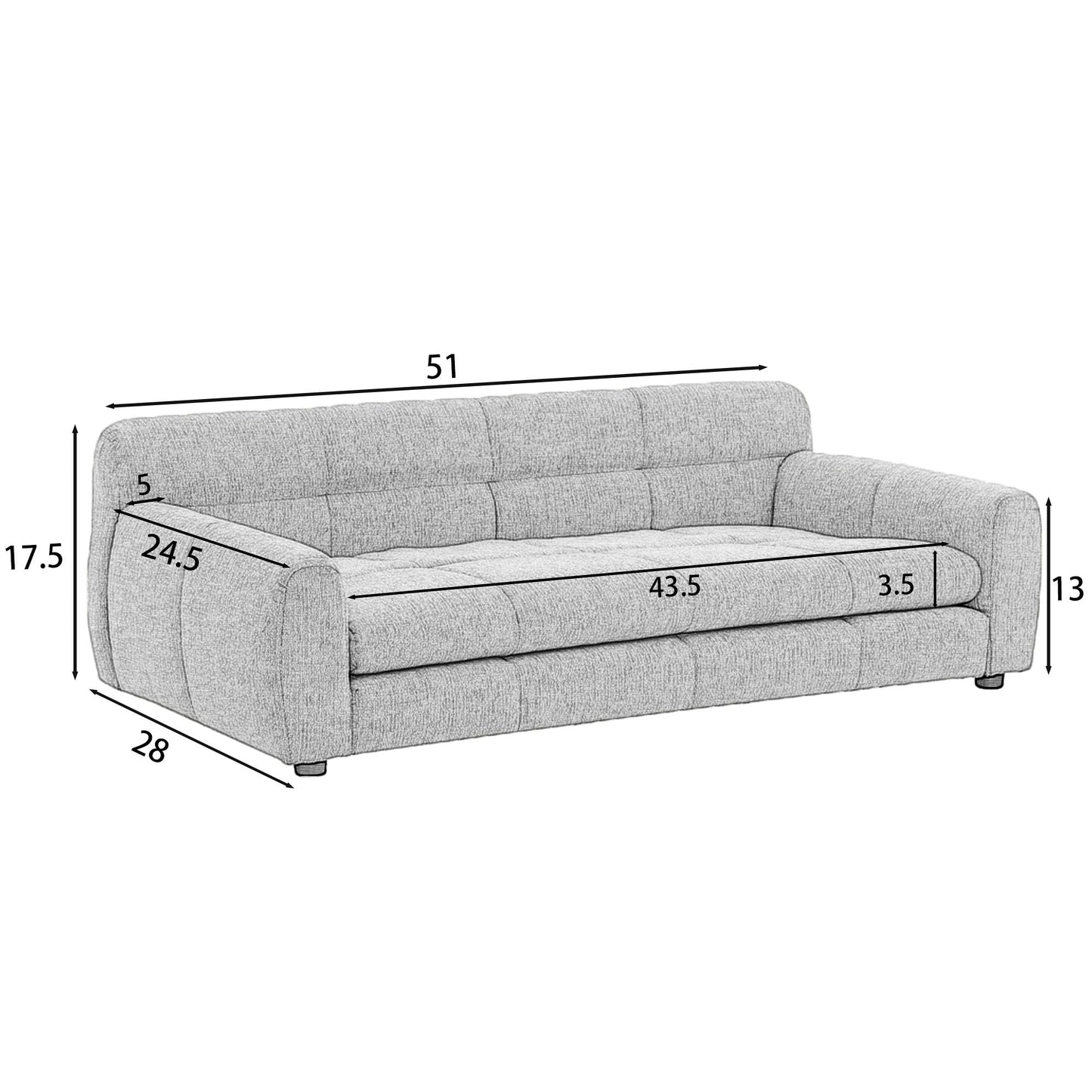 Soft and comfortable pet bed for big and oversized dogs, durable
